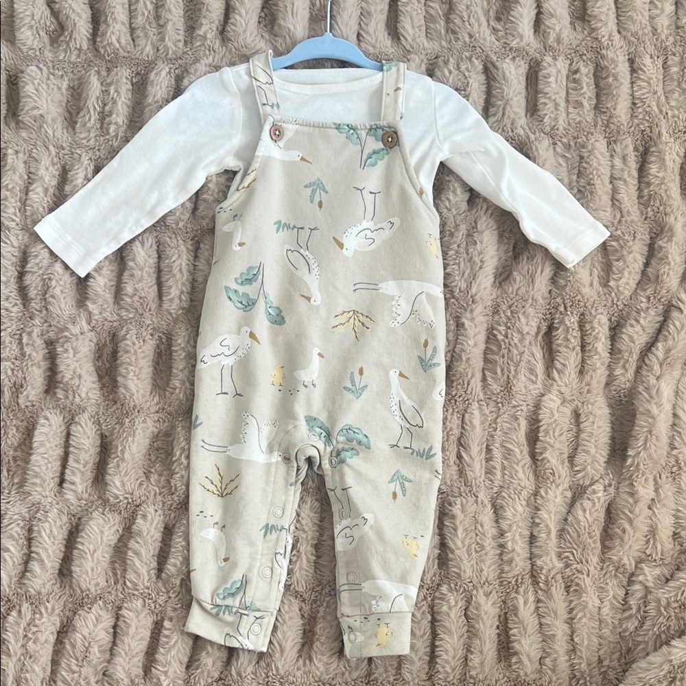 New! Carter’s 9month Overall Onesie with Undershirt